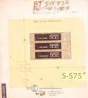 Sheffield-Sheffield Model 187 Multi Form Grinder Replacement Parts Lists Manual Year 1963-187-No. 187-05